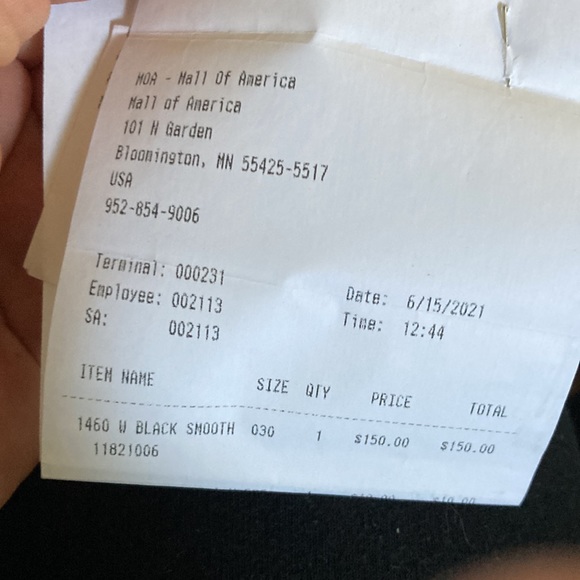 Worn once - size 5 Dr. Martens - Picture 4 of 4